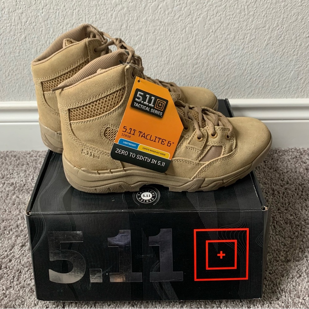 5.11 Taclite 6” Coyote Boots